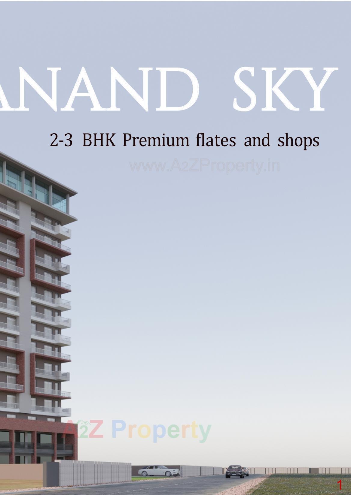 3D Elevation of real estate project Sahjanand Sky located at Umraj, Bharuch, Gujarat