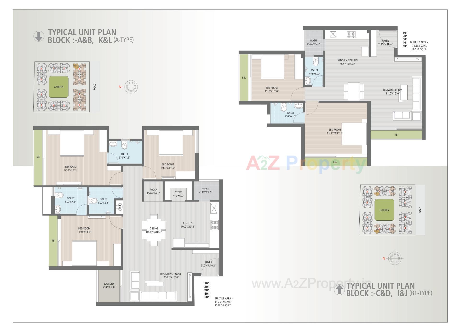 Layout of real estate project Samruddhi Residency located at Bholav, Bharuch, Gujarat