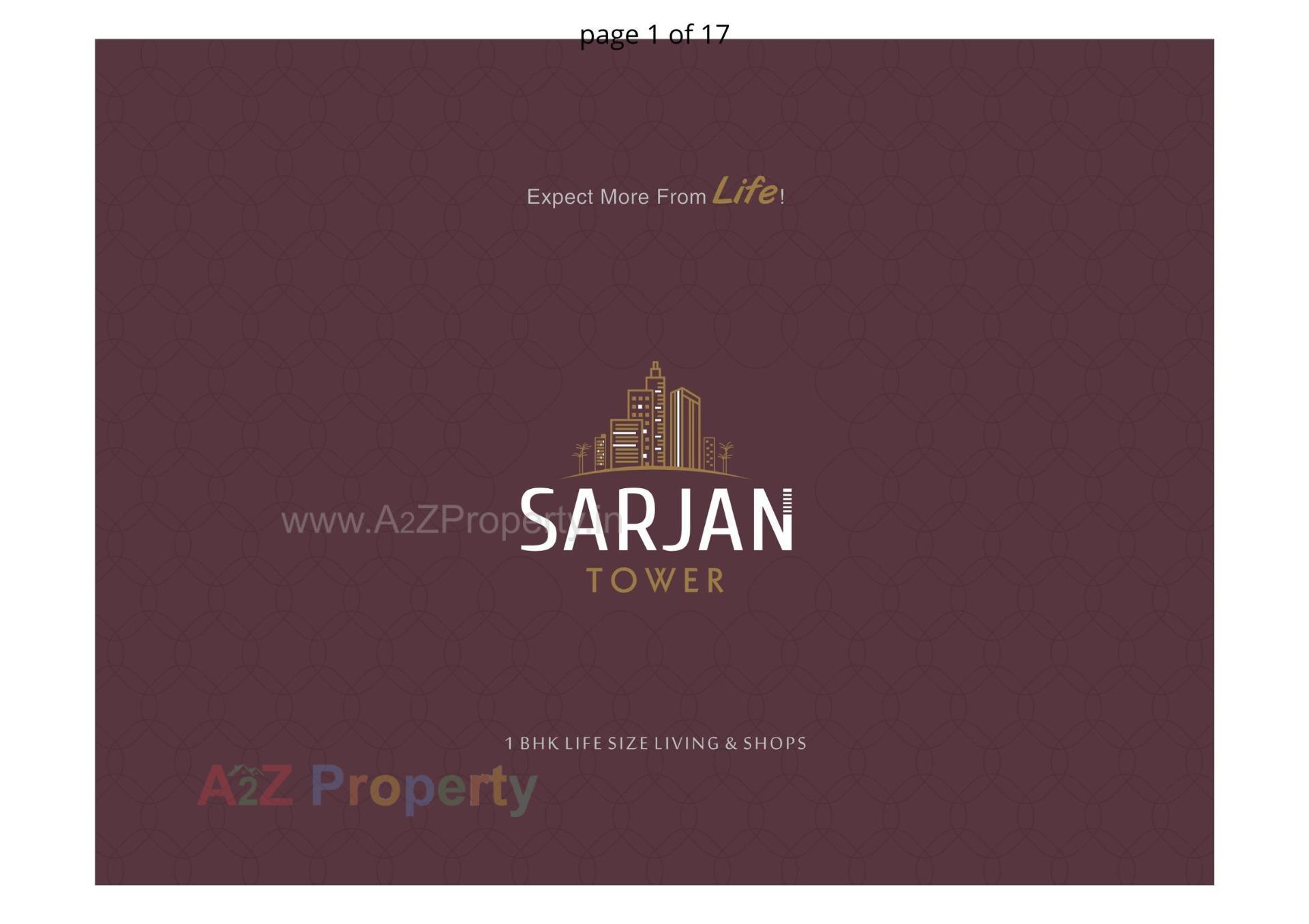  of real estate project Sarjan Tower located at Bhadkodra, Bharuch, Gujarat