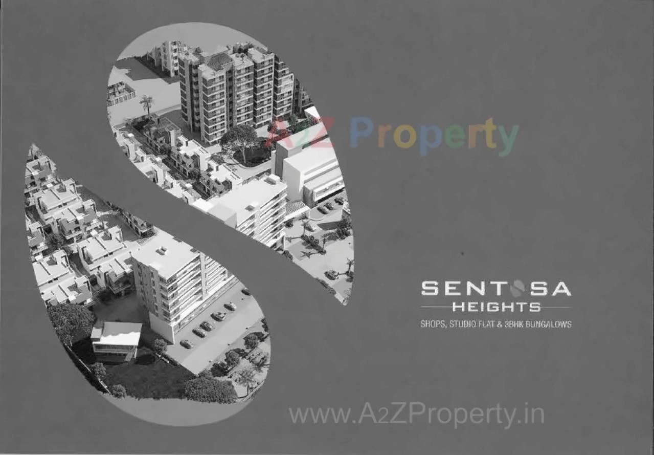 3D Elevation of real estate project Sentosa Heights located at Vadadala, Bharuch, Gujarat