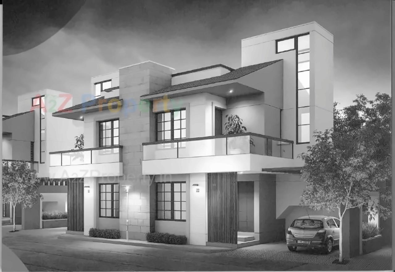 3D Elevation of real estate project Sentosa Heights located at Vadadala, Bharuch, Gujarat