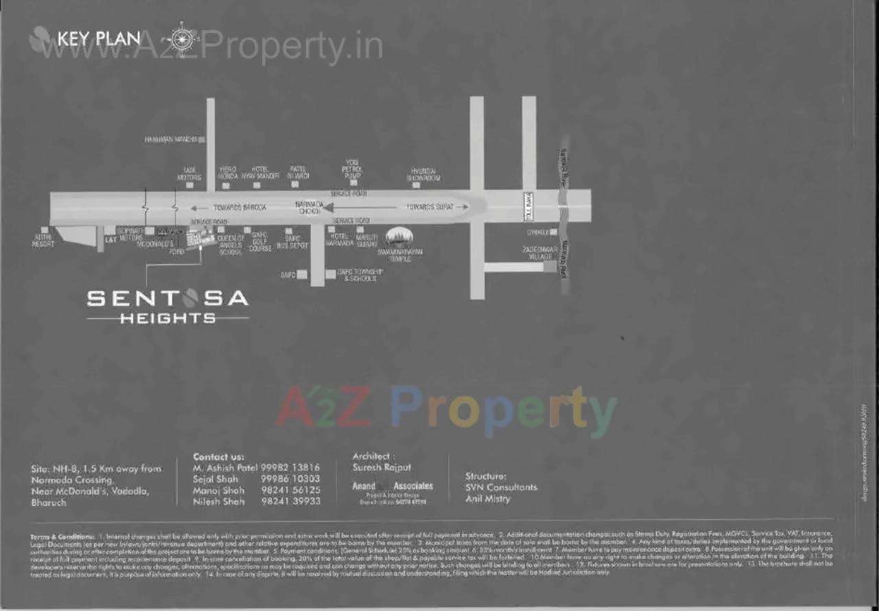  of real estate project Sentosa Heights located at Vadadala, Bharuch, Gujarat