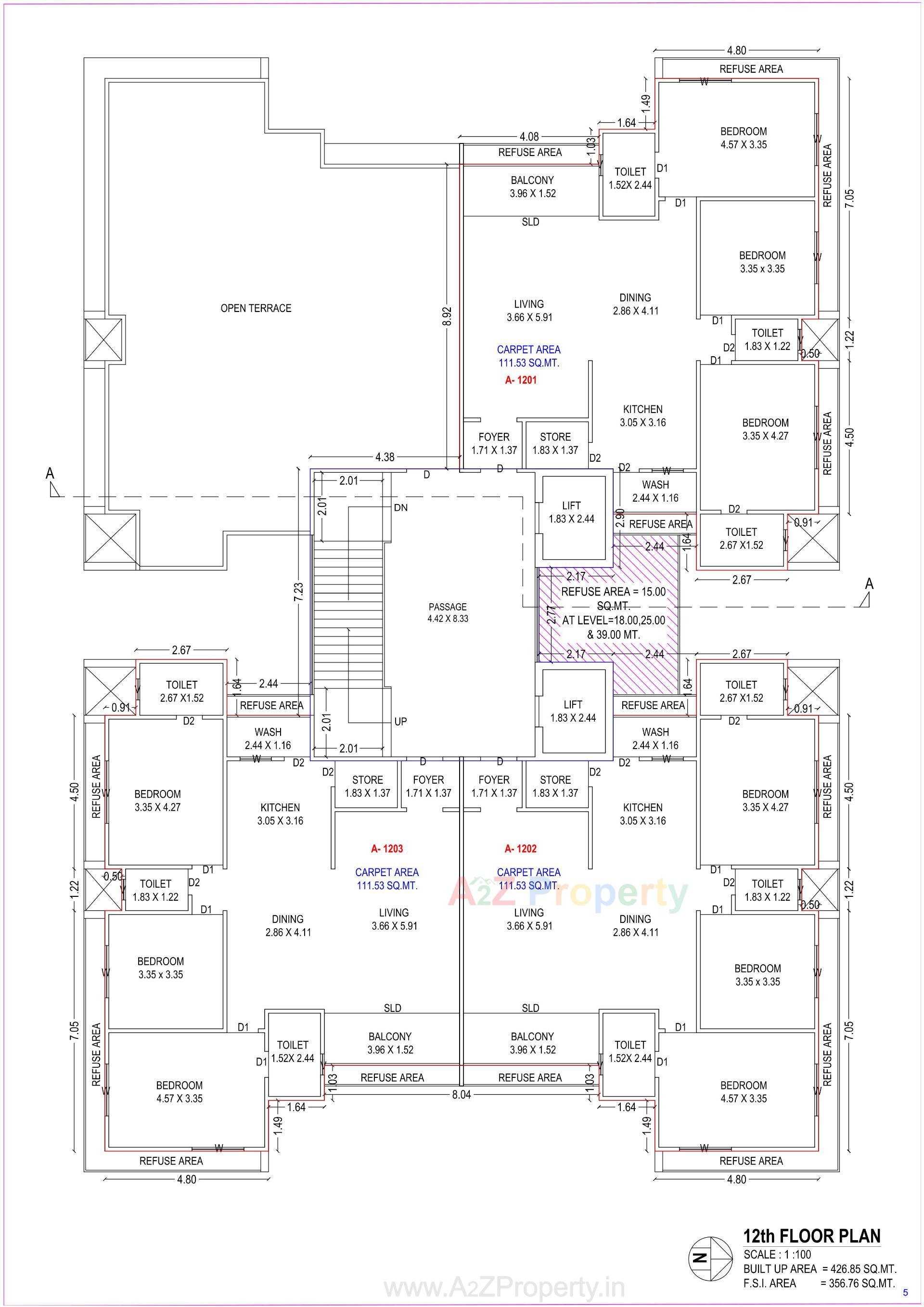 Layout of real estate project Sharnam Luxuria located at Jhadeshwar, Bharuch, Gujarat