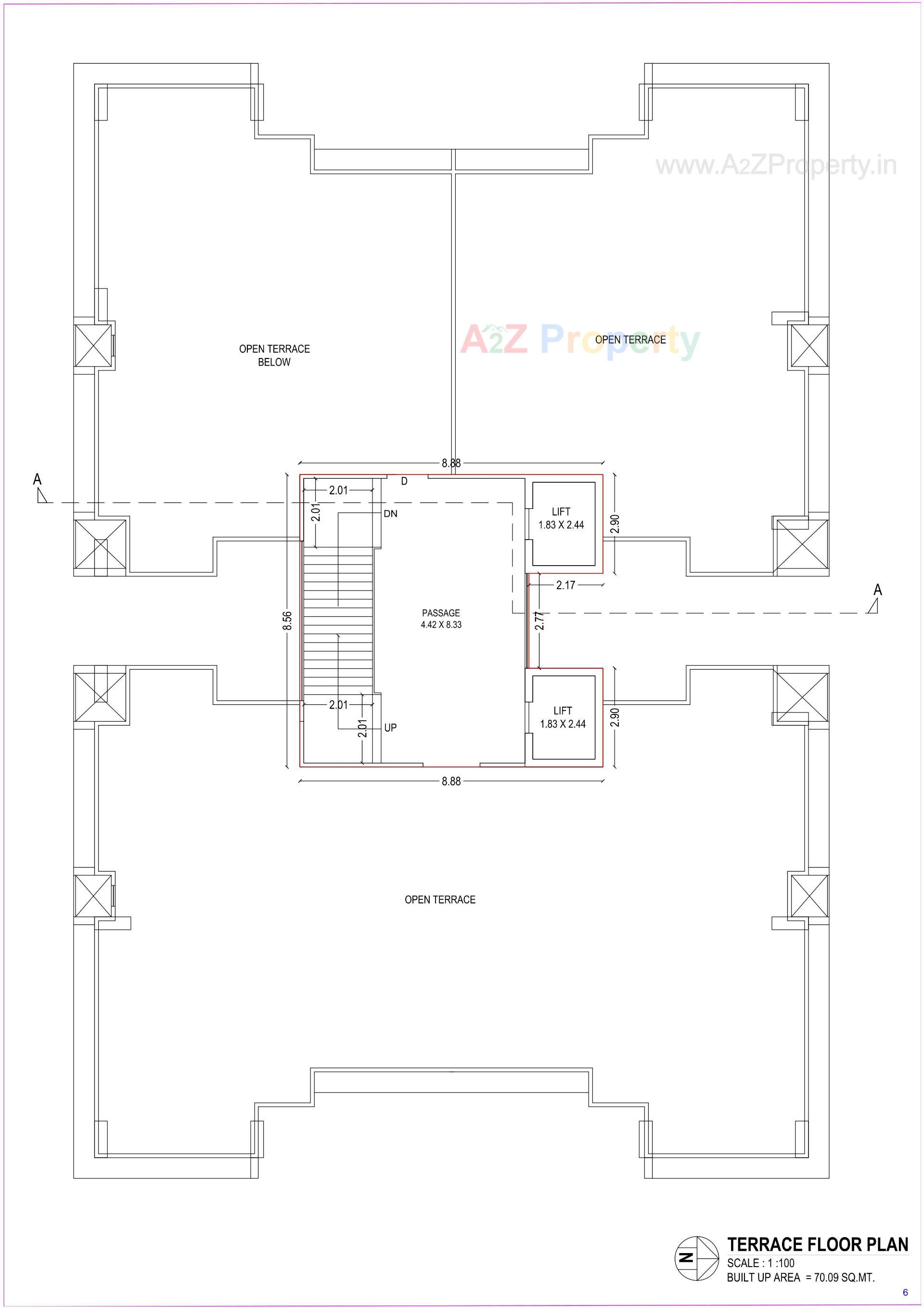 Layout of real estate project Sharnam Luxuria located at Jhadeshwar, Bharuch, Gujarat