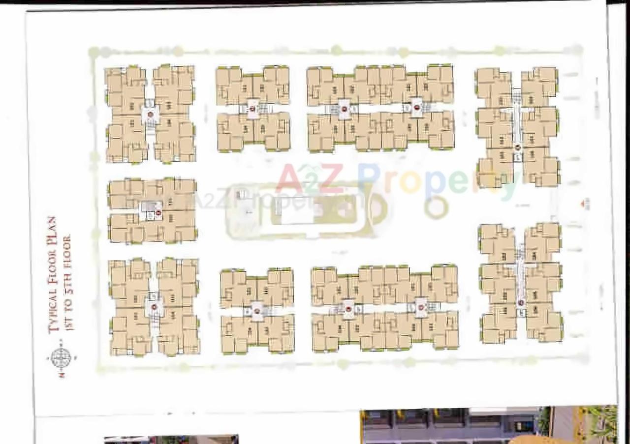Layout of real estate project Sharnam Residency located at Zadeshwar, Bharuch, Gujarat