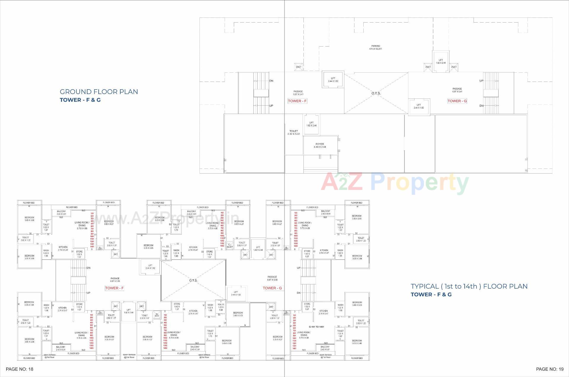 Layout of real estate project Sharnam Sky located at Zadeshwar, Bharuch, Gujarat