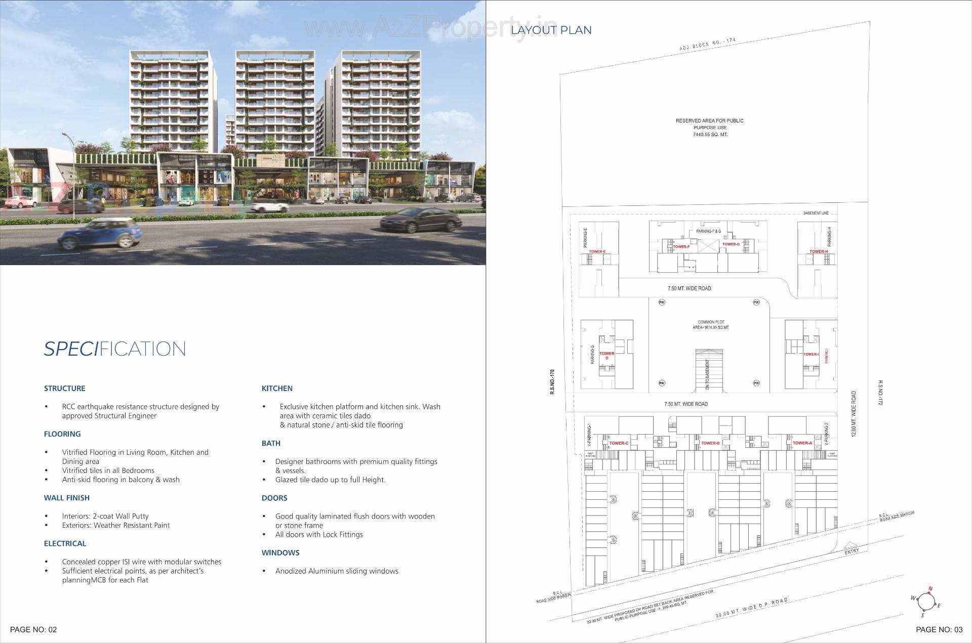  of real estate project Sharnam Sky located at Zadeshwar, Bharuch, Gujarat