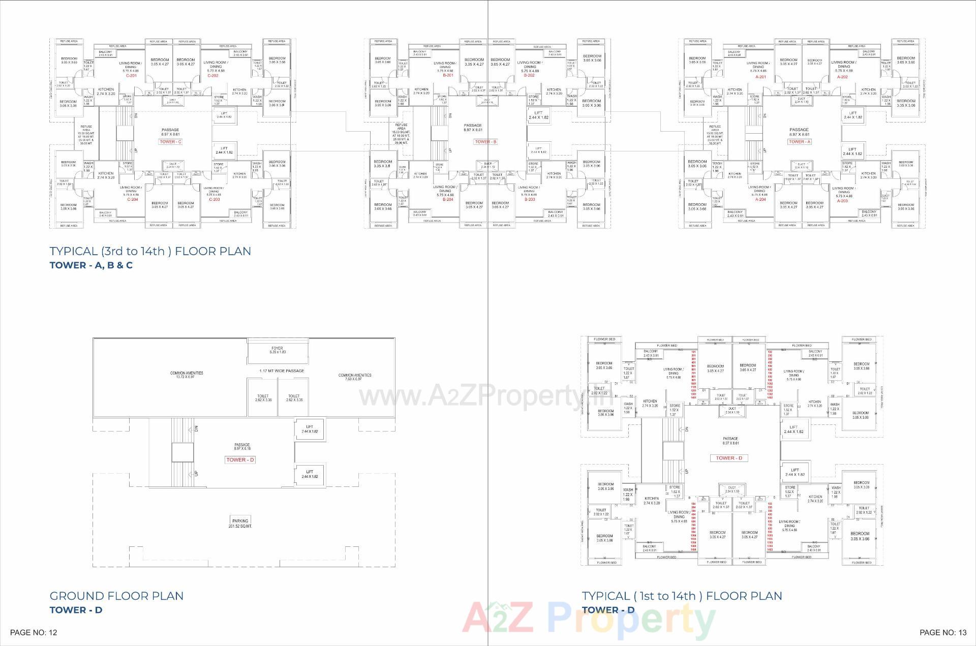 Layout of real estate project Sharnam Sky located at Zadeshwar, Bharuch, Gujarat