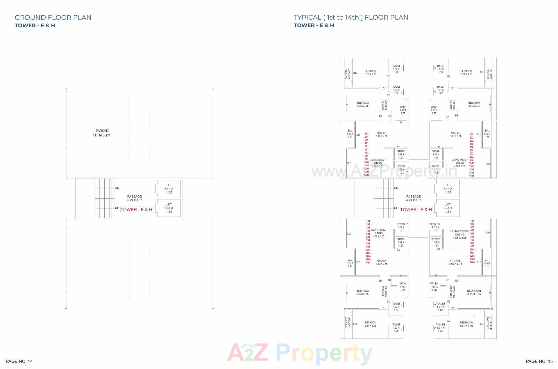 Layout of real estate project Sharnam Sky located at Zadeshwar, Bharuch, Gujarat