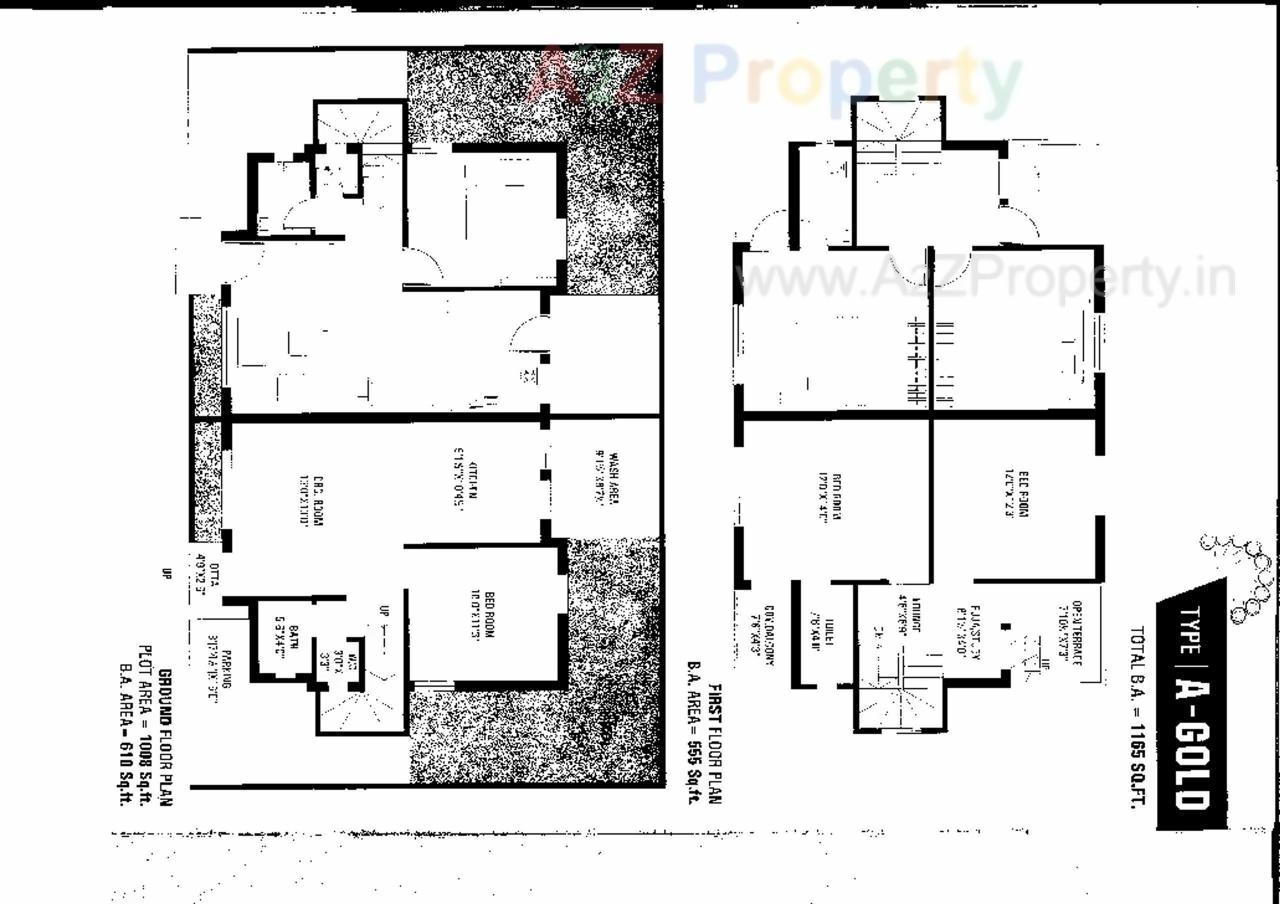 Layout of real estate project Sharnam Vatika located at Vadadala, Bharuch, Gujarat