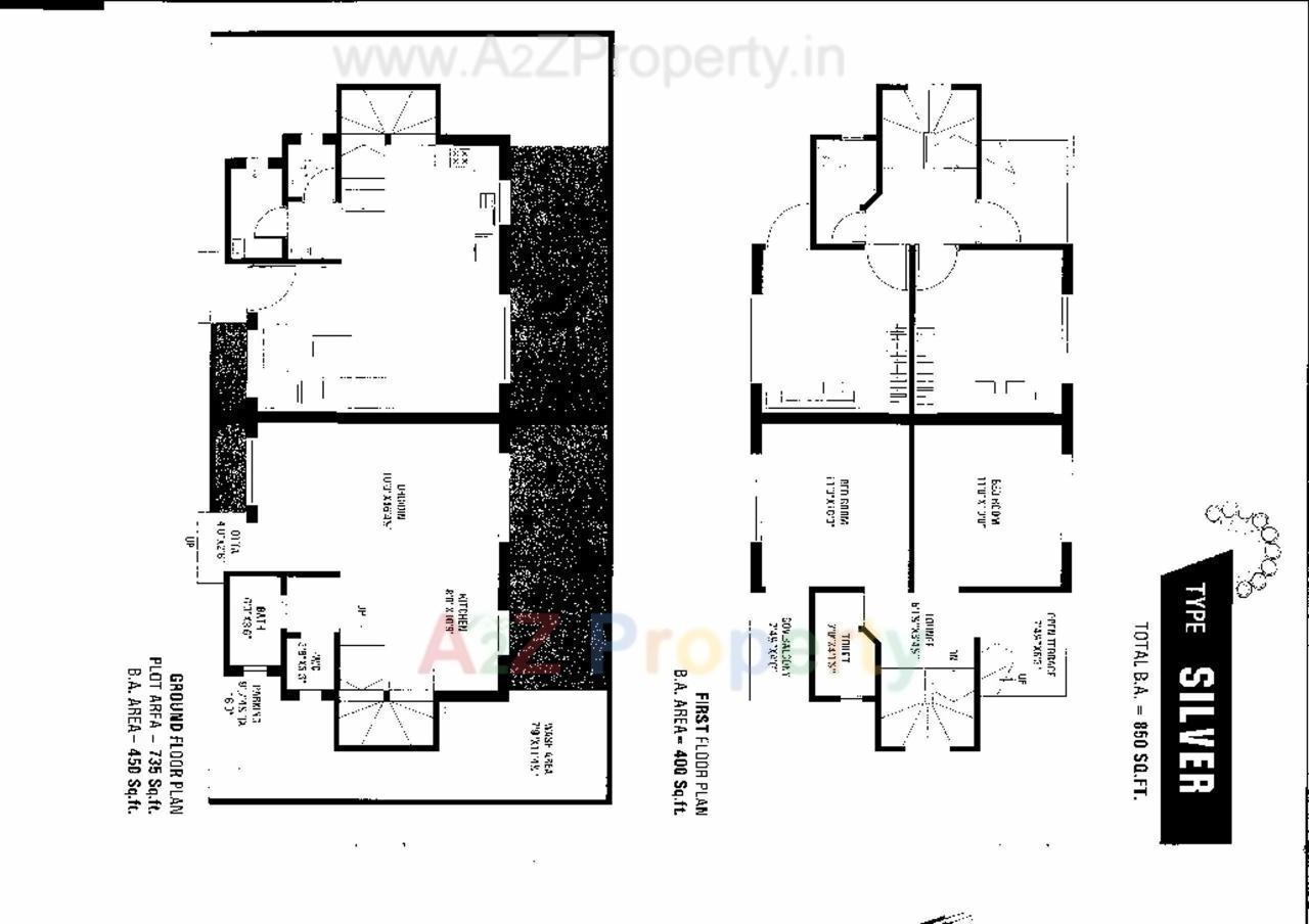 Layout of real estate project Sharnam Vatika located at Vadadala, Bharuch, Gujarat