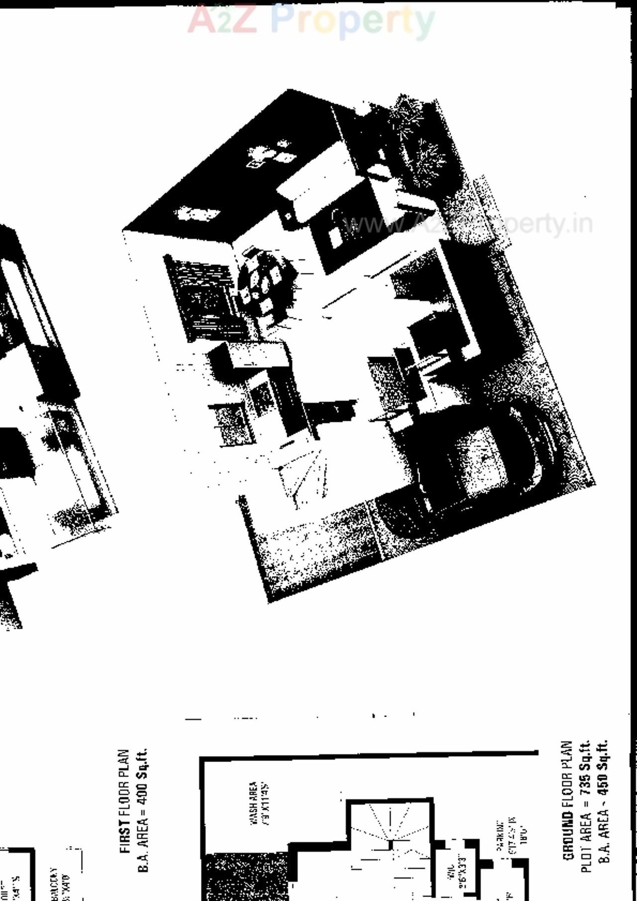 Layout of real estate project Sharnam Vatika located at Vadadala, Bharuch, Gujarat