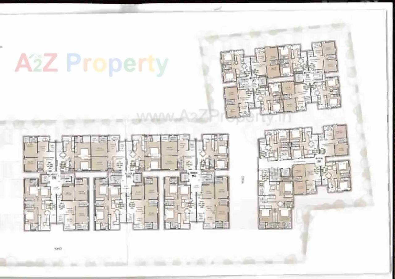 Layout of real estate project Shilpi Dream located at Maktampur, Bharuch, Gujarat