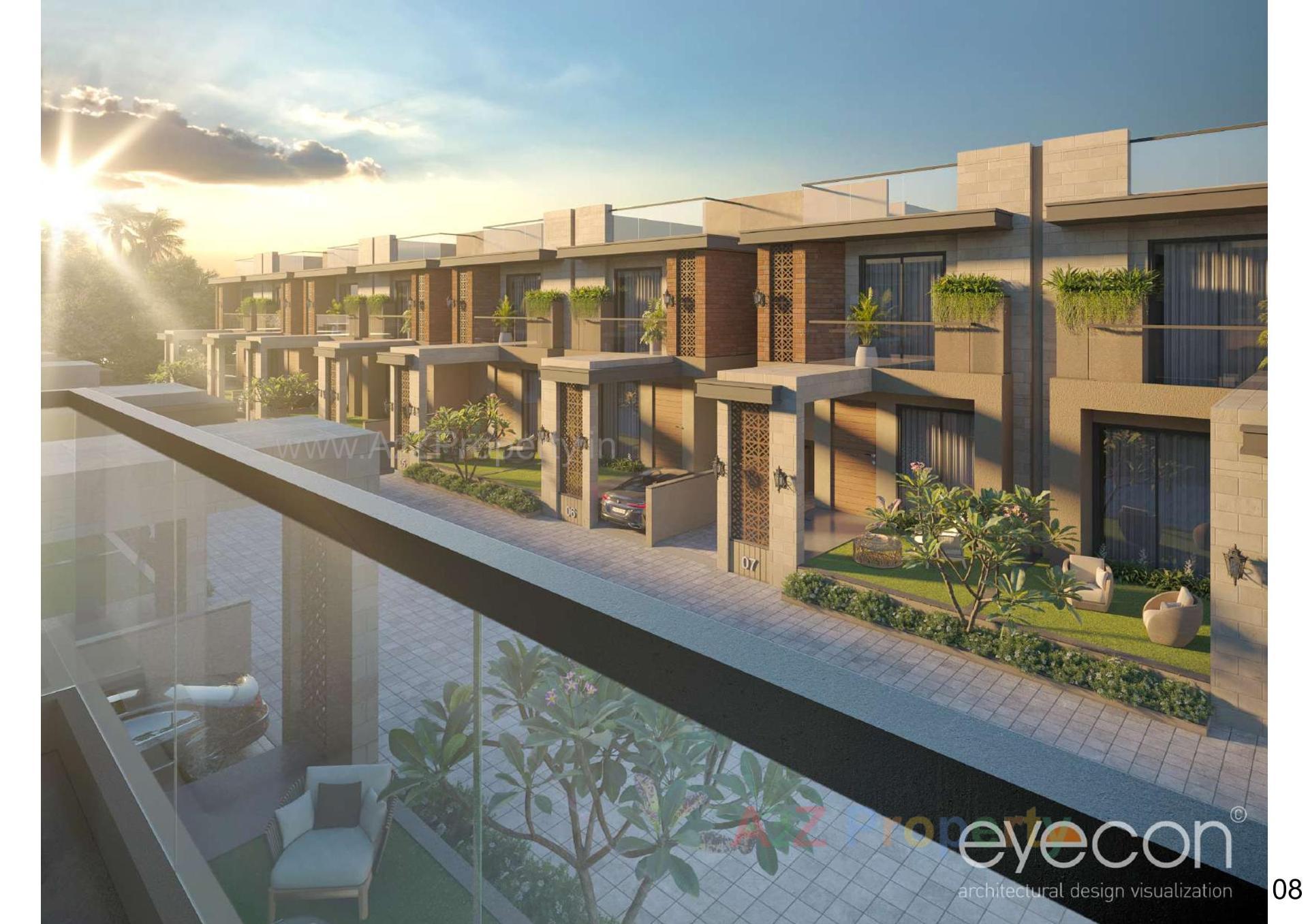 3D Elevation of real estate project Shilpi Sangini located at Chavaj, Bharuch, Gujarat