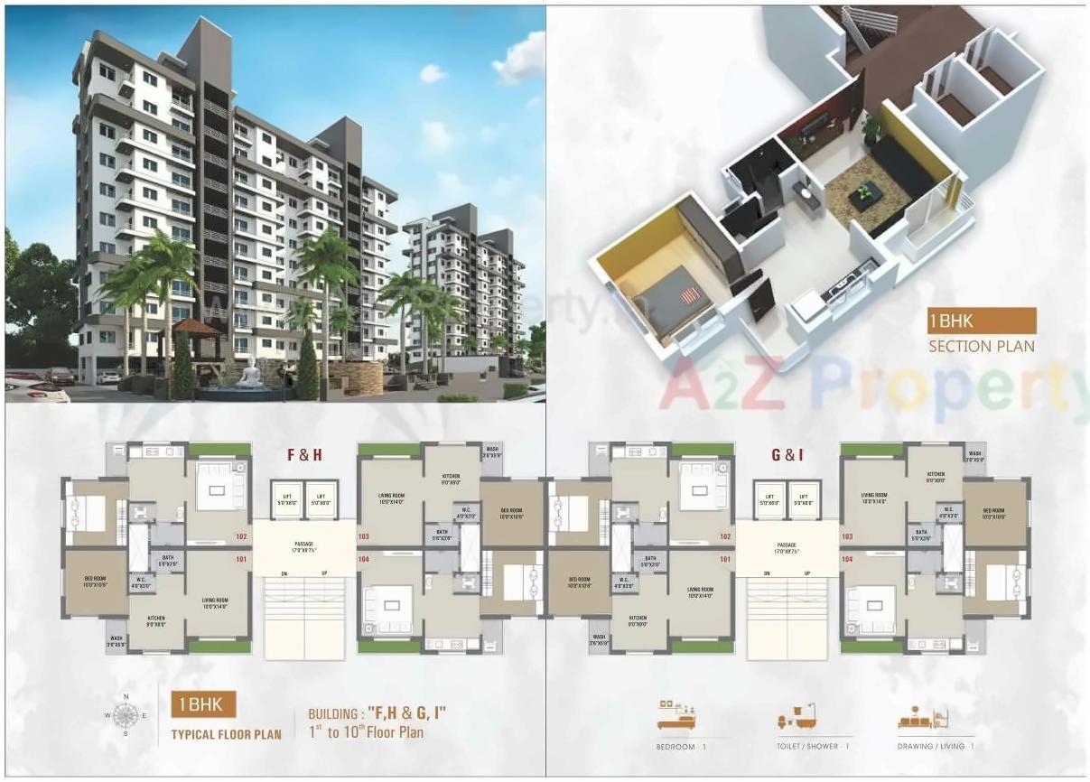Layout of real estate project Shivalik Heights located at Tavra, Bharuch, Gujarat