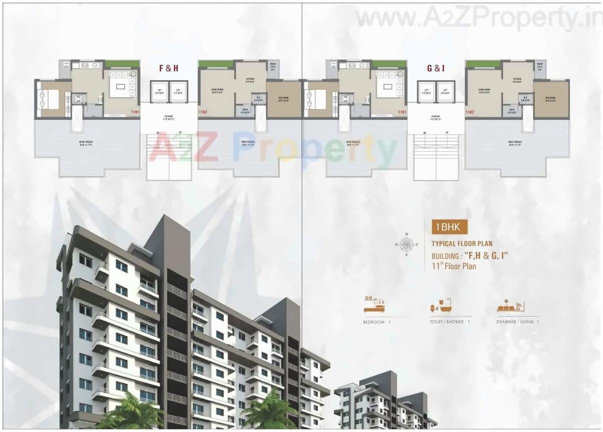 Layout of real estate project Shivalik Heights located at Tavra, Bharuch, Gujarat