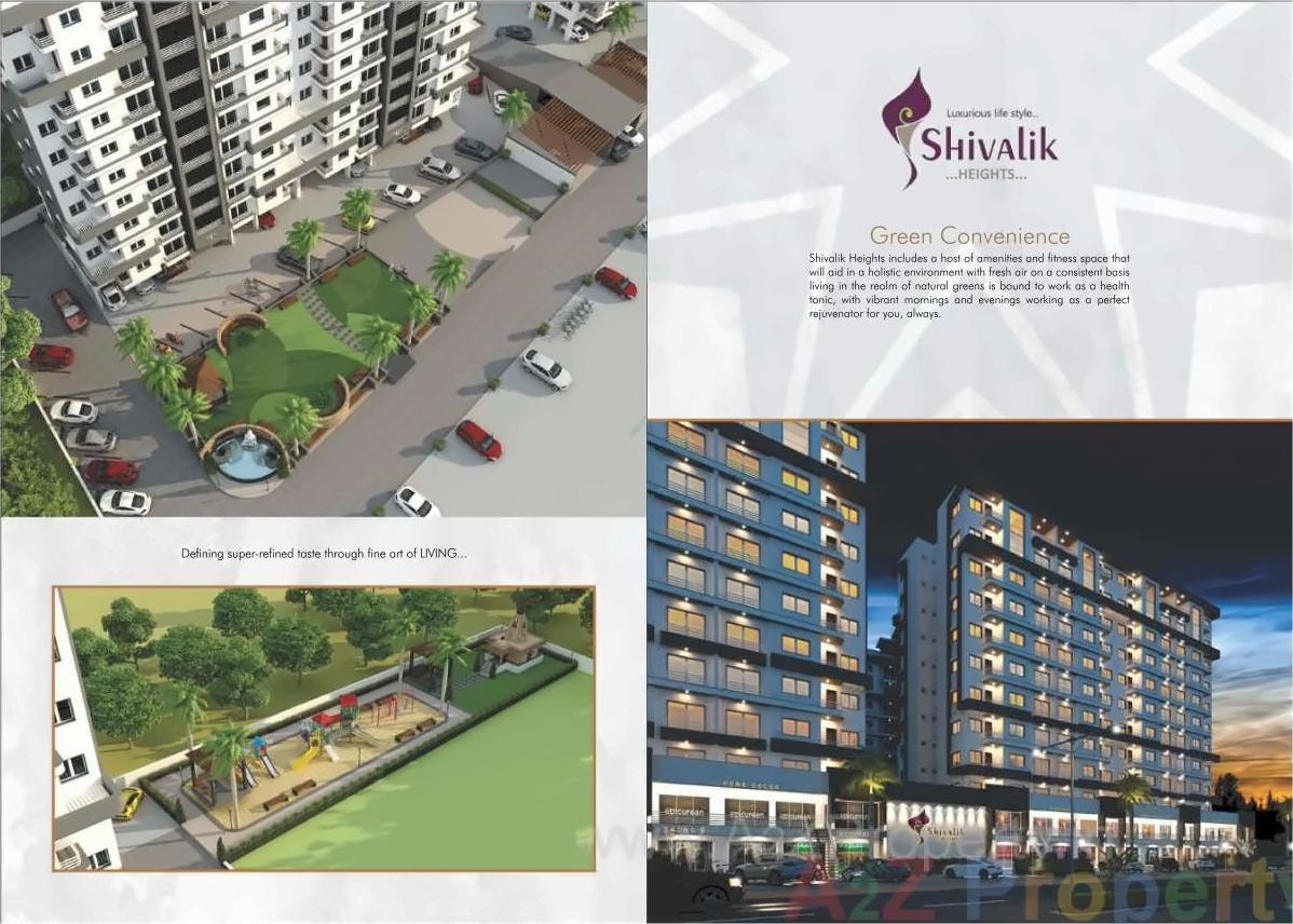 3D Elevation of real estate project Shivalik Heights located at Tavra, Bharuch, Gujarat
