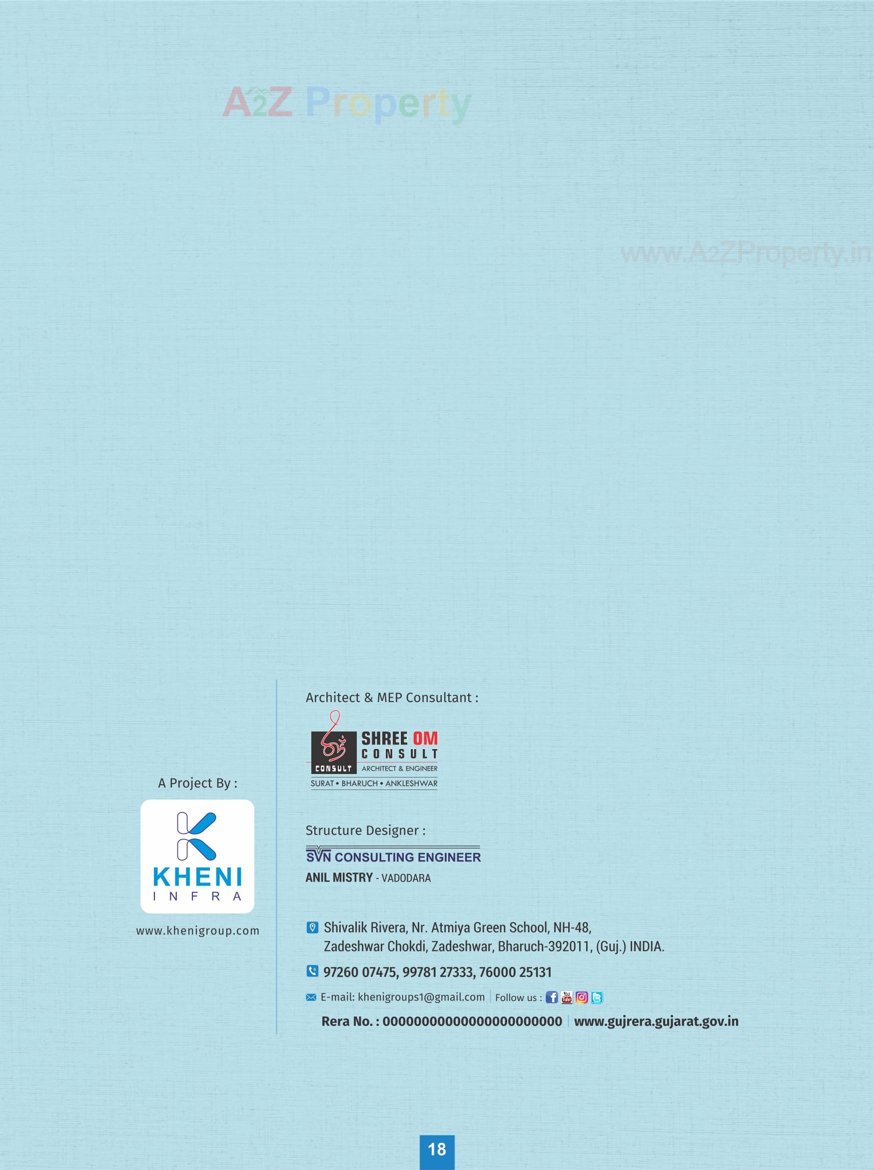  of real estate project Shivalik Rivera located at Zadeshwar, Bharuch, Gujarat