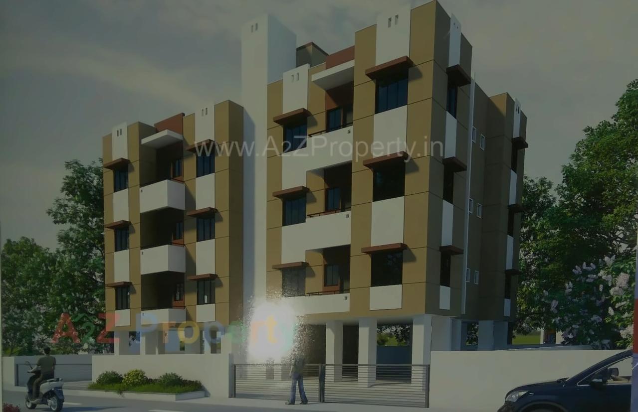 3D Elevation of real estate project Shree Umang Laxmi Residency located at Kosamadi, Bharuch, Gujarat