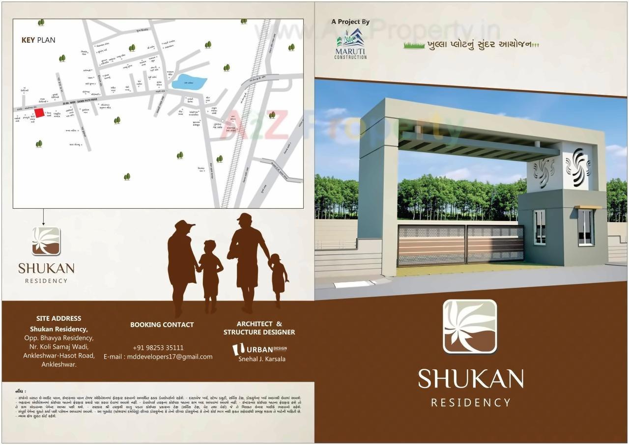  of real estate project Shukan Residency located at Ankleshwar, Bharuch, Gujarat