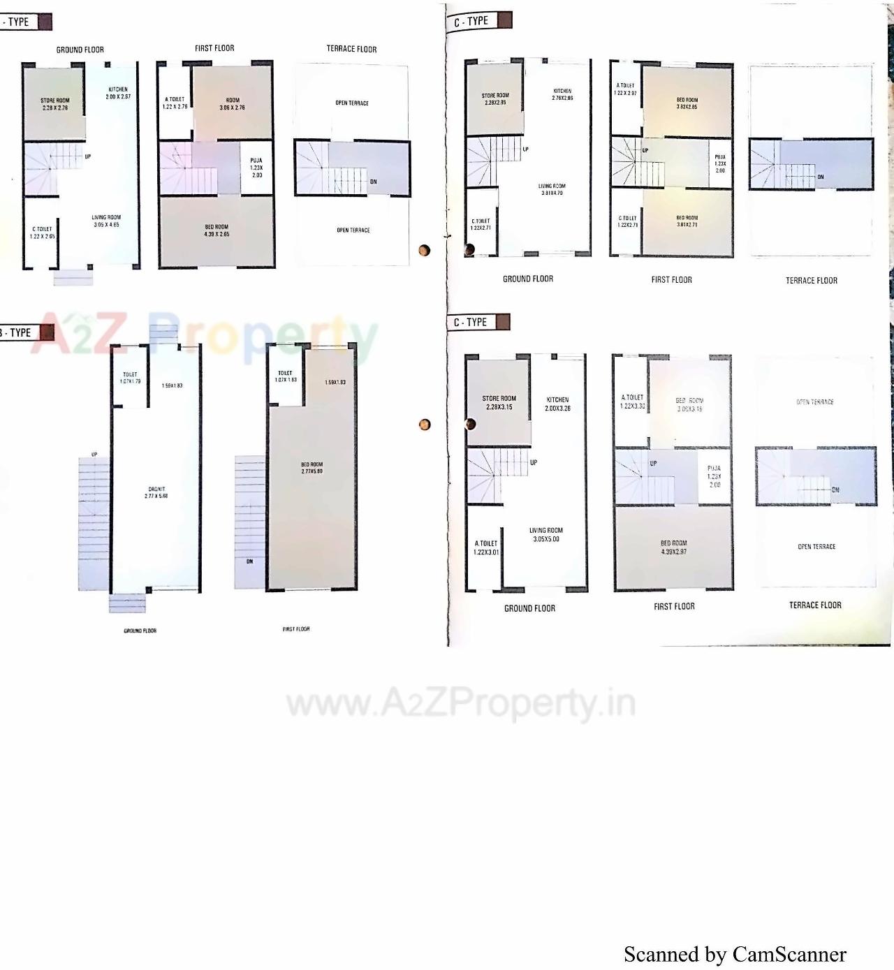 Layout of real estate project Siddheshwar Bunglows located at Bhadkodara, Bharuch, Gujarat