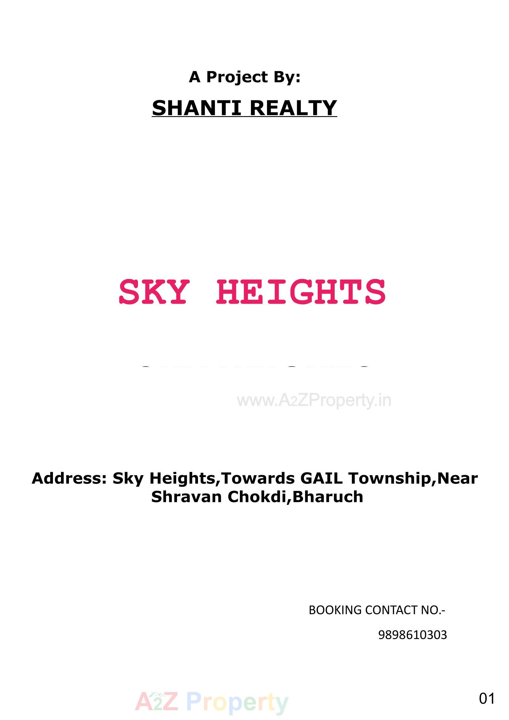  of real estate project Sky Heights located at Nandelav, Bharuch, Gujarat