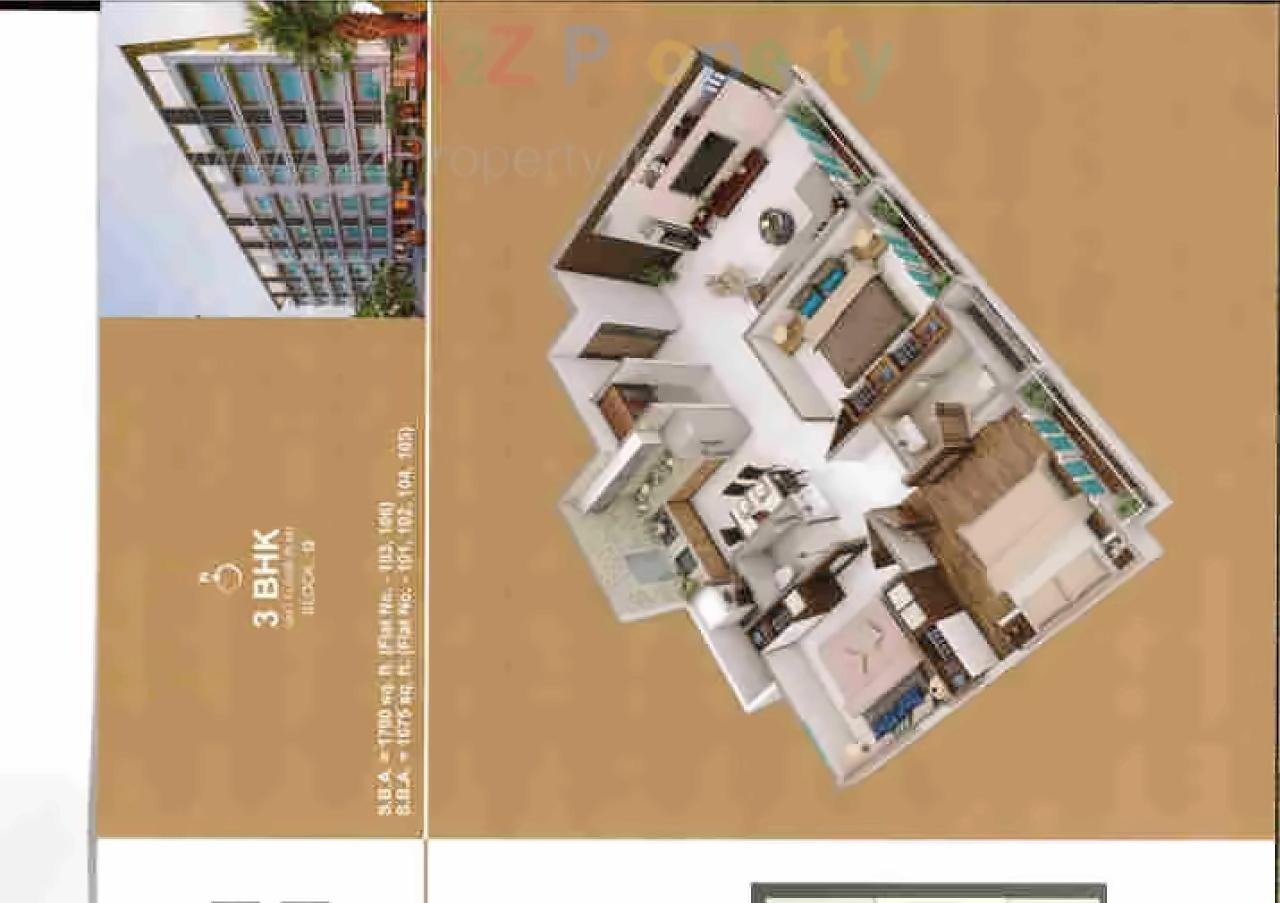 Layout of real estate project Sundaram Residency located at Bholav, Bharuch, Gujarat