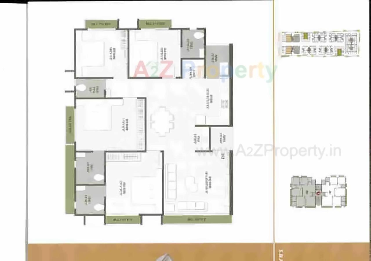 Layout of real estate project Sundaram Residency located at Bholav, Bharuch, Gujarat