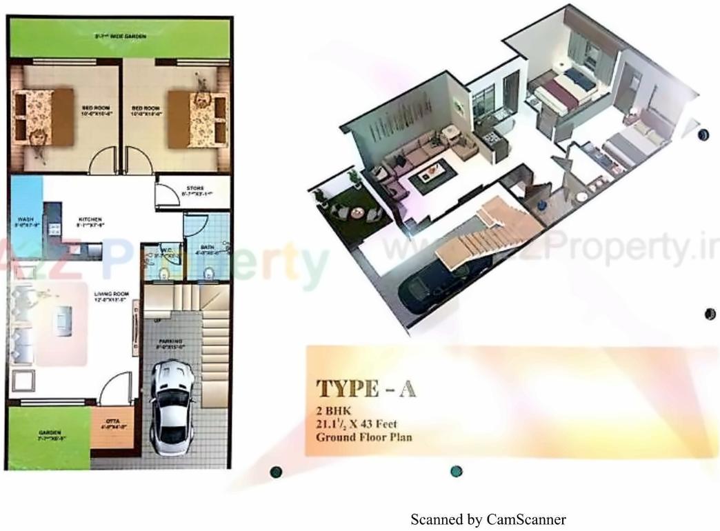 Layout of real estate project Tanishq Residency located at Survadi, Bharuch, Gujarat