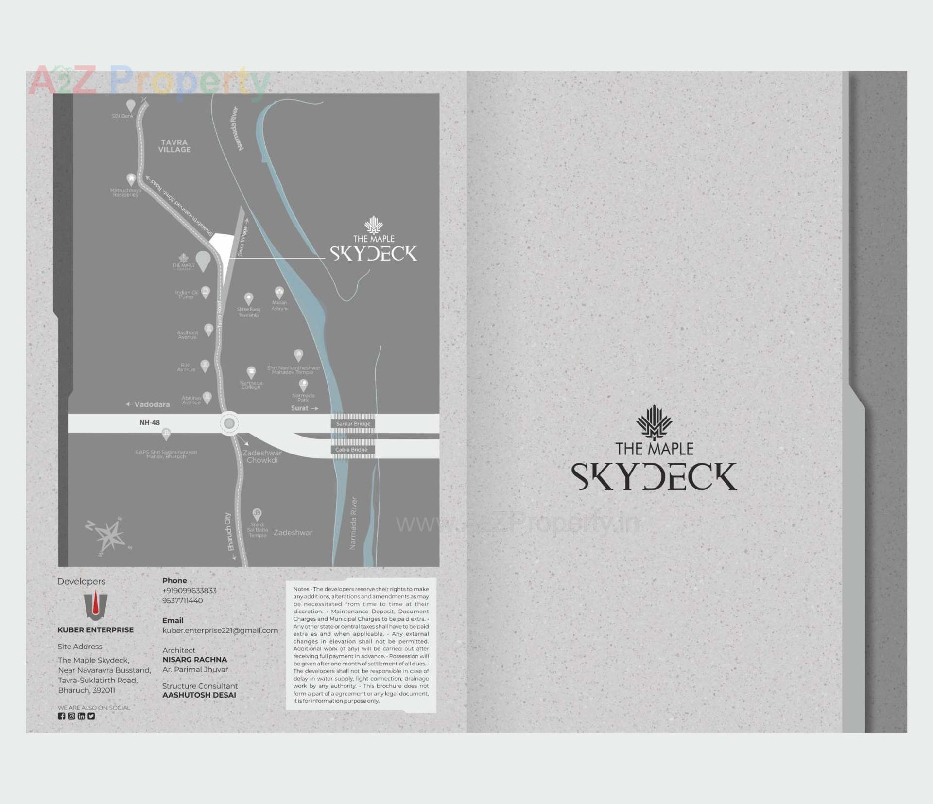  of real estate project The Maple Skydeck located at Tavra, Bharuch, Gujarat