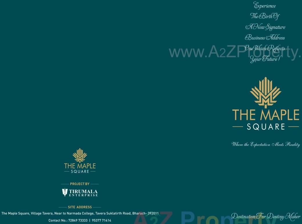  of real estate project The Maple Square located at Bharuch, Bharuch, Gujarat