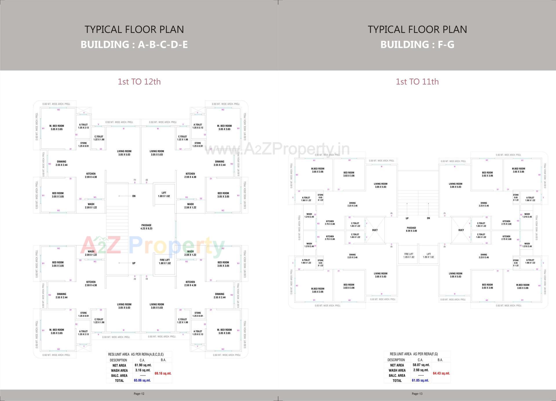 Layout of real estate project Tulsi Glorious located at Nandelav, Bharuch, Gujarat