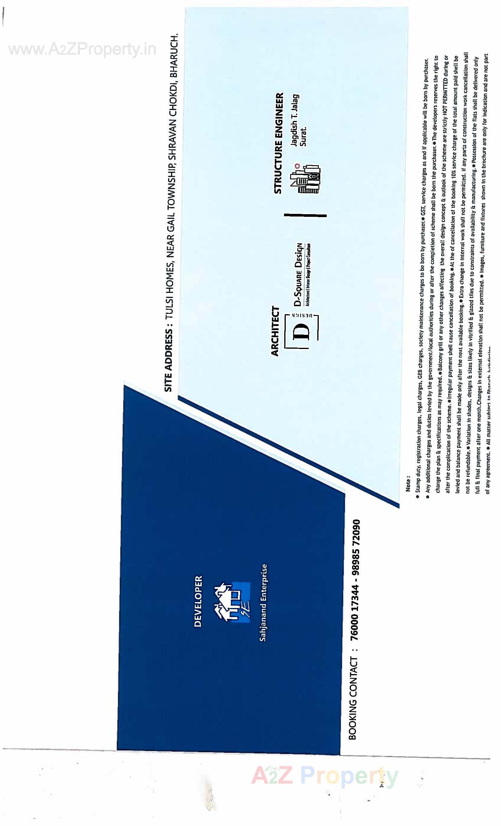  of real estate project Tulsi Homes located at Umaraj, Bharuch, Gujarat