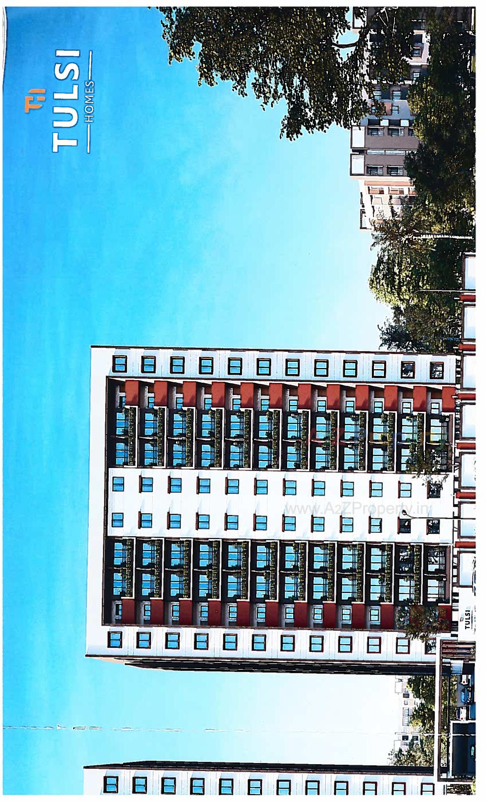 3D Elevation of real estate project Tulsi Homes located at Umaraj, Bharuch, Gujarat