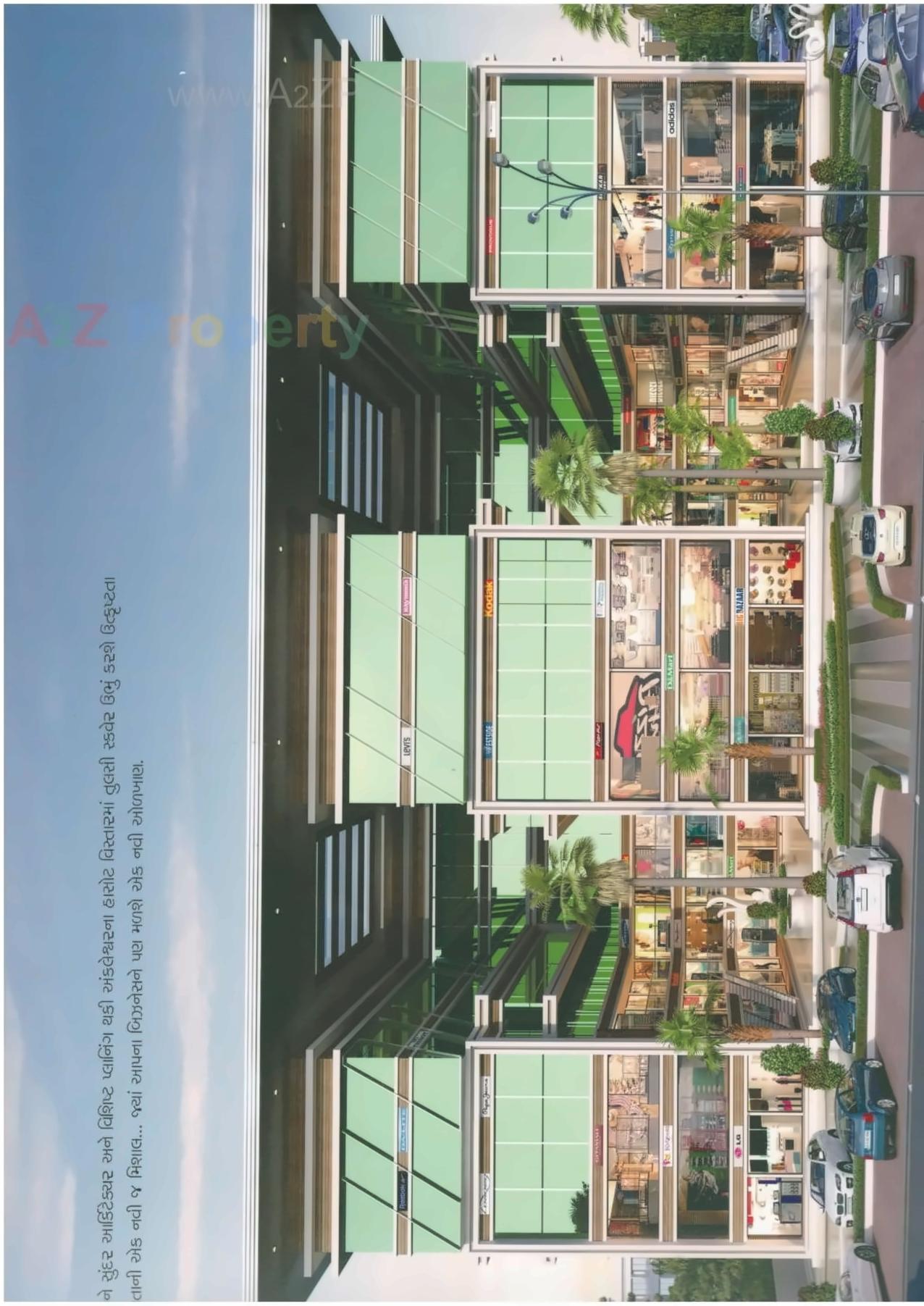 Layout of real estate project Tulsi Villa / Square located at Ankleshwar, Bharuch, Gujarat