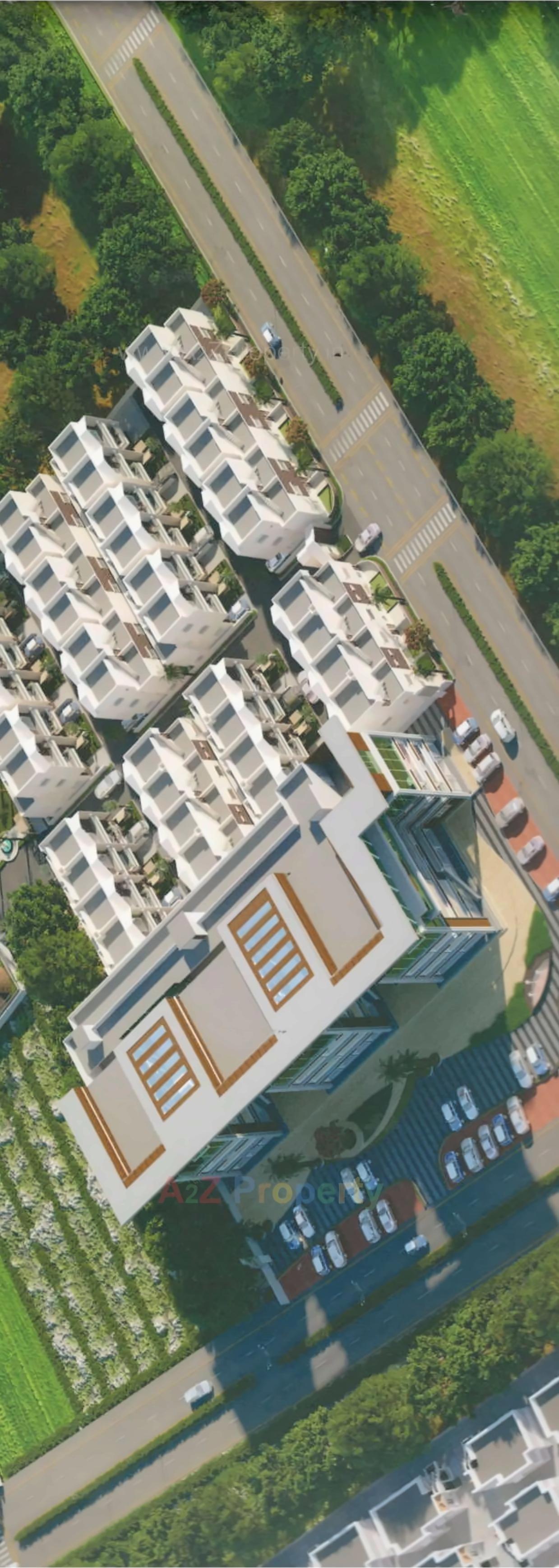 3D Elevation of real estate project Tulsi Villa / Square located at Ankleshwar, Bharuch, Gujarat