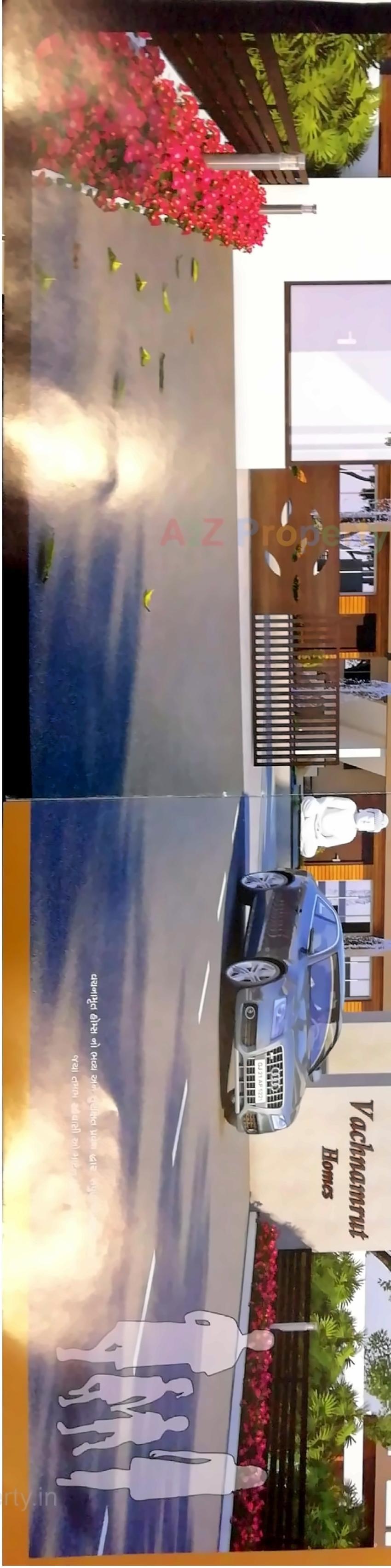 3D Elevation of real estate project Vachanamrut Homes located at Bhadkodara, Bharuch, Gujarat