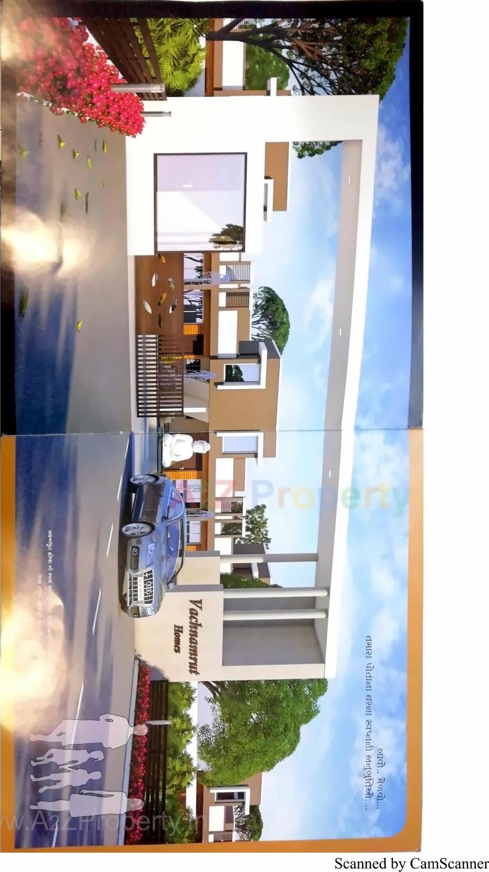 3D Elevation of real estate project Vachanamrut Homes located at Bhadkodara, Bharuch, Gujarat