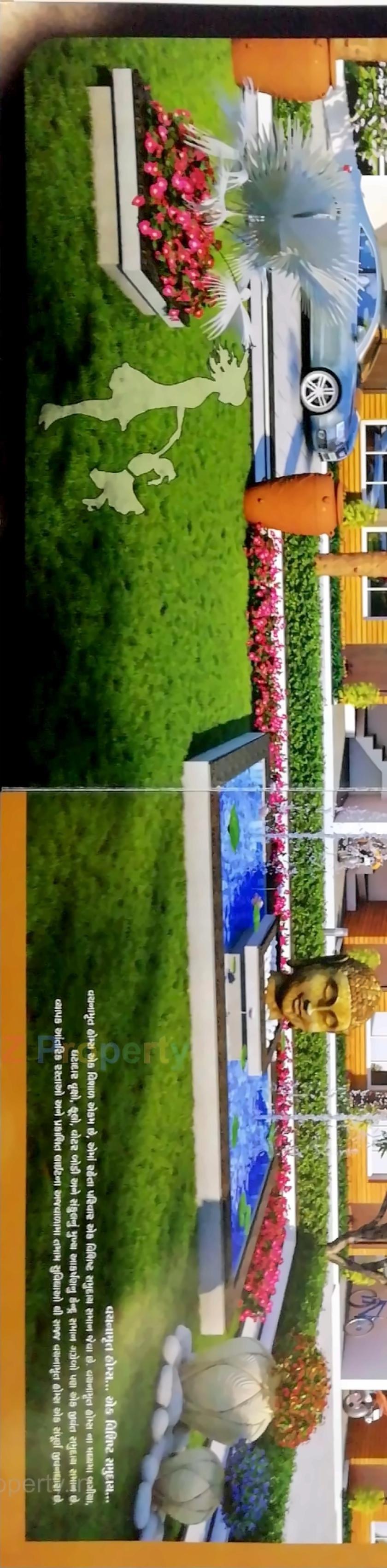 3D Elevation of real estate project Vachanamrut Homes located at Bhadkodara, Bharuch, Gujarat