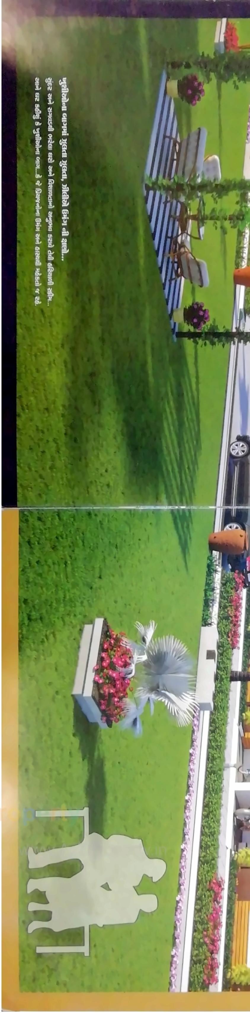 3D Elevation of real estate project Vachanamrut Homes located at Bhadkodara, Bharuch, Gujarat