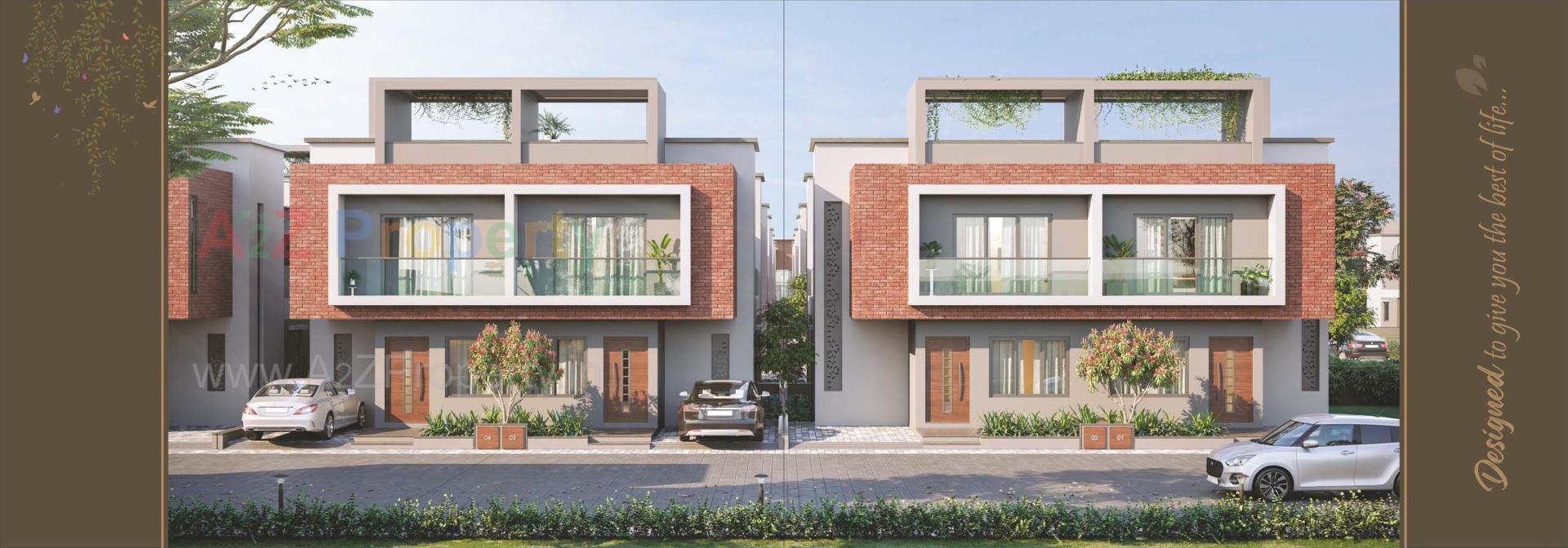 3D Elevation of real estate project Vivanta The Grandeur () located at Bharuch, Bharuch, Gujarat