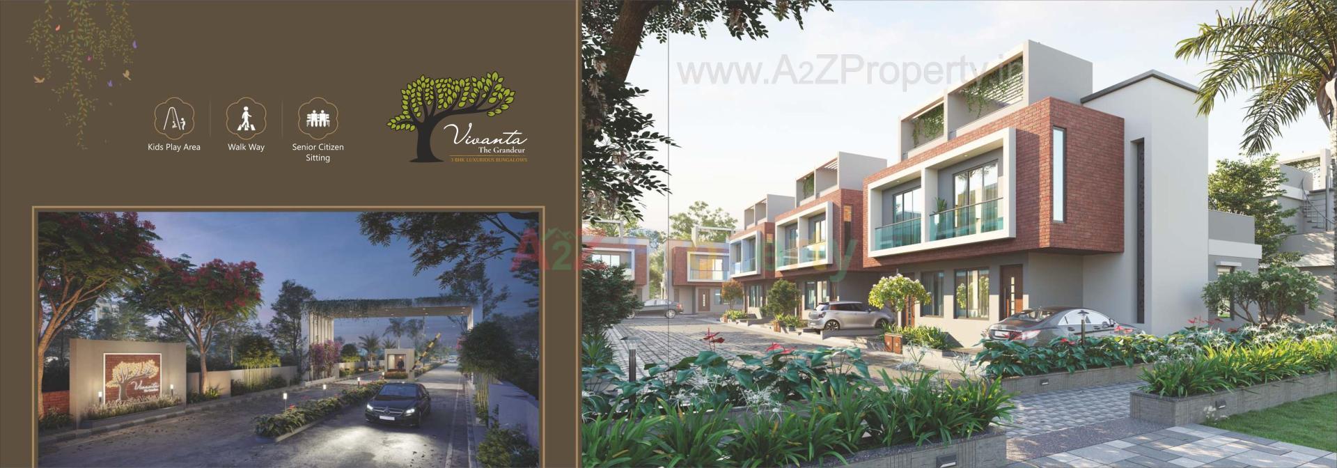 3D Elevation of real estate project Vivanta The Grandeur () located at Bharuch, Bharuch, Gujarat