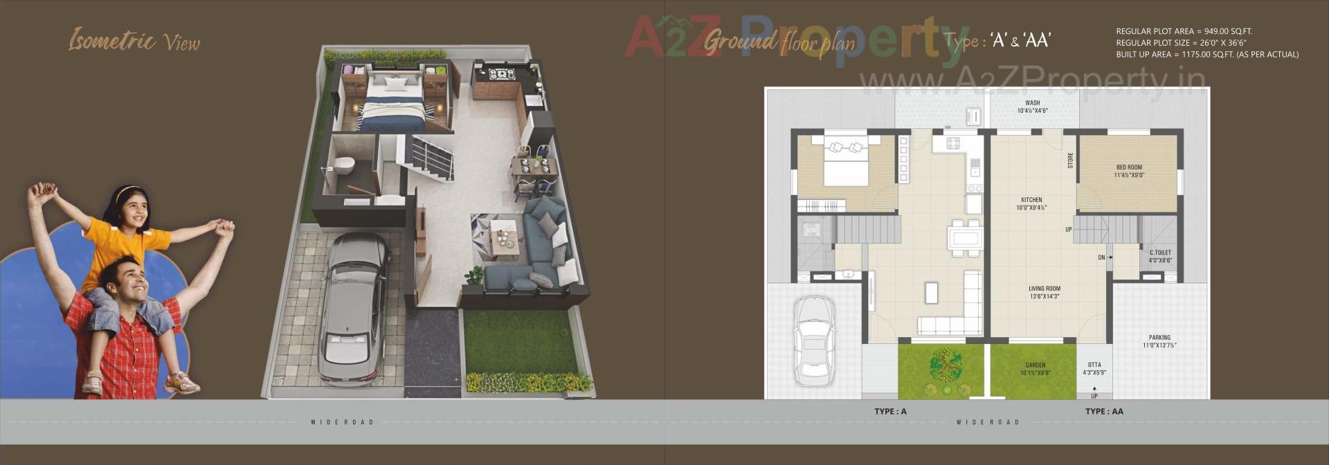 Layout of real estate project Vivanta The Grandeur () located at Bharuch, Bharuch, Gujarat