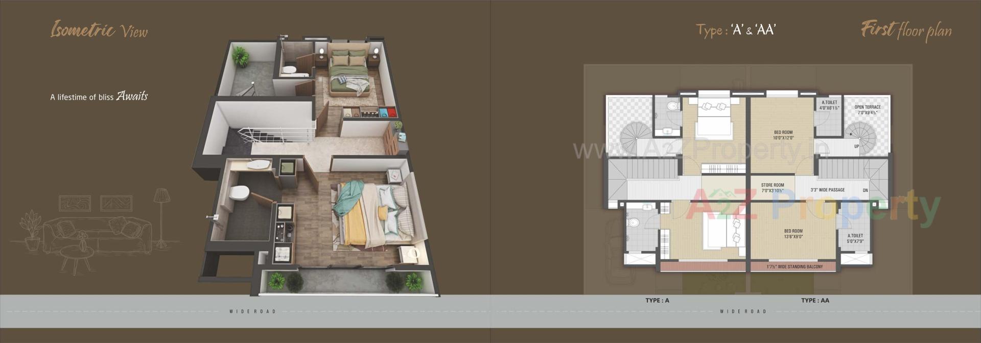 Layout of real estate project Vivanta The Grandeur () located at Bharuch, Bharuch, Gujarat