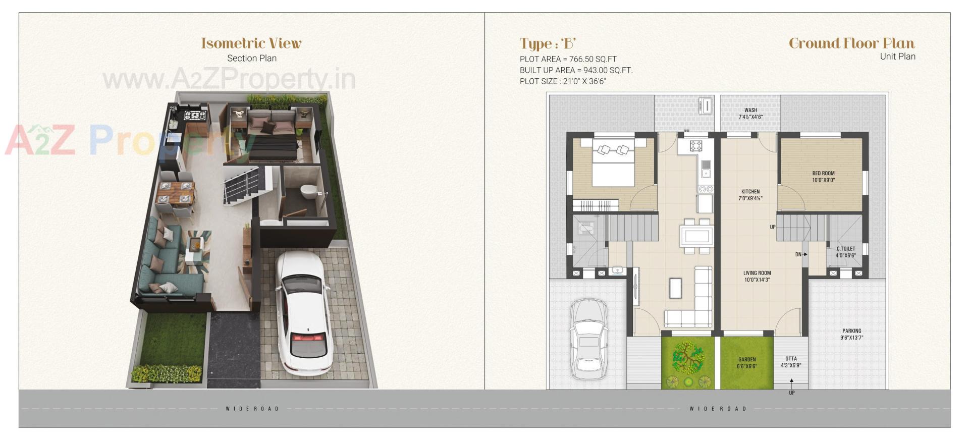 Layout of real estate project Vivanta The Grandeur located at Nandelav, Bharuch, Gujarat