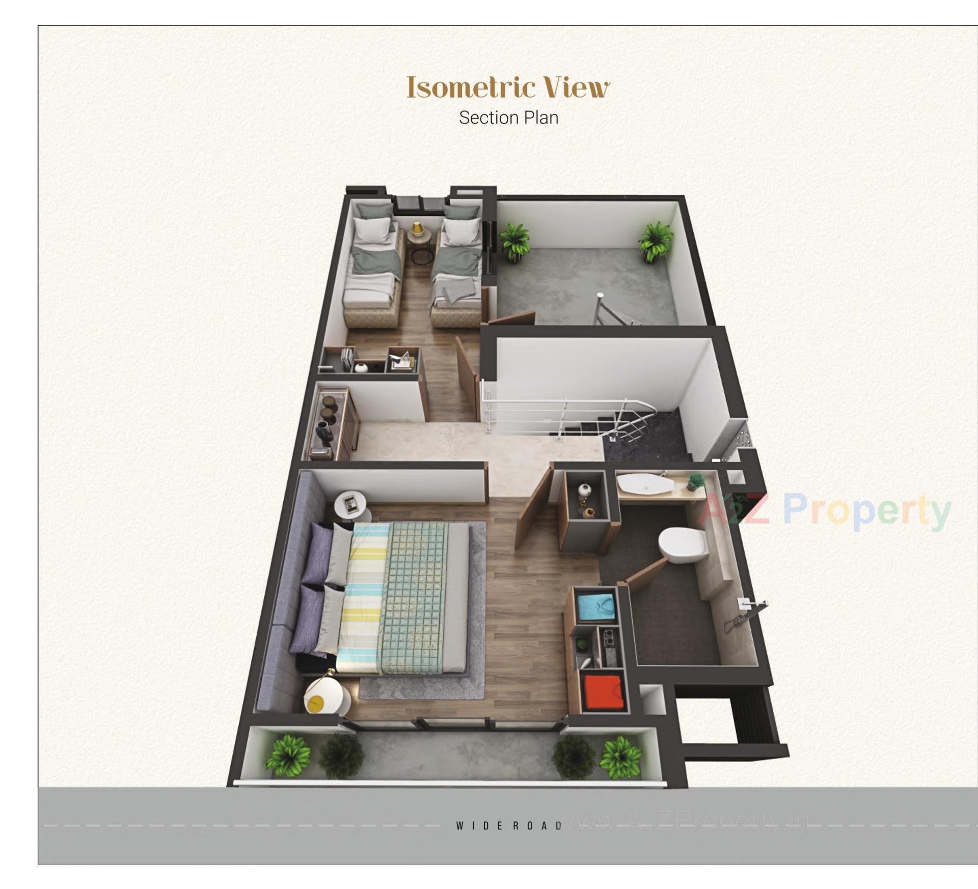 Layout of real estate project Vivanta The Grandeur located at Nandelav, Bharuch, Gujarat