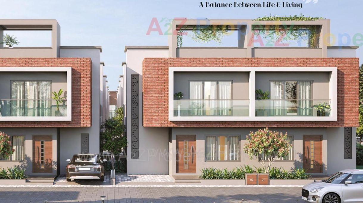 3D Elevation of real estate project Vivanta The Grandeur located at Nandelav, Bharuch, Gujarat