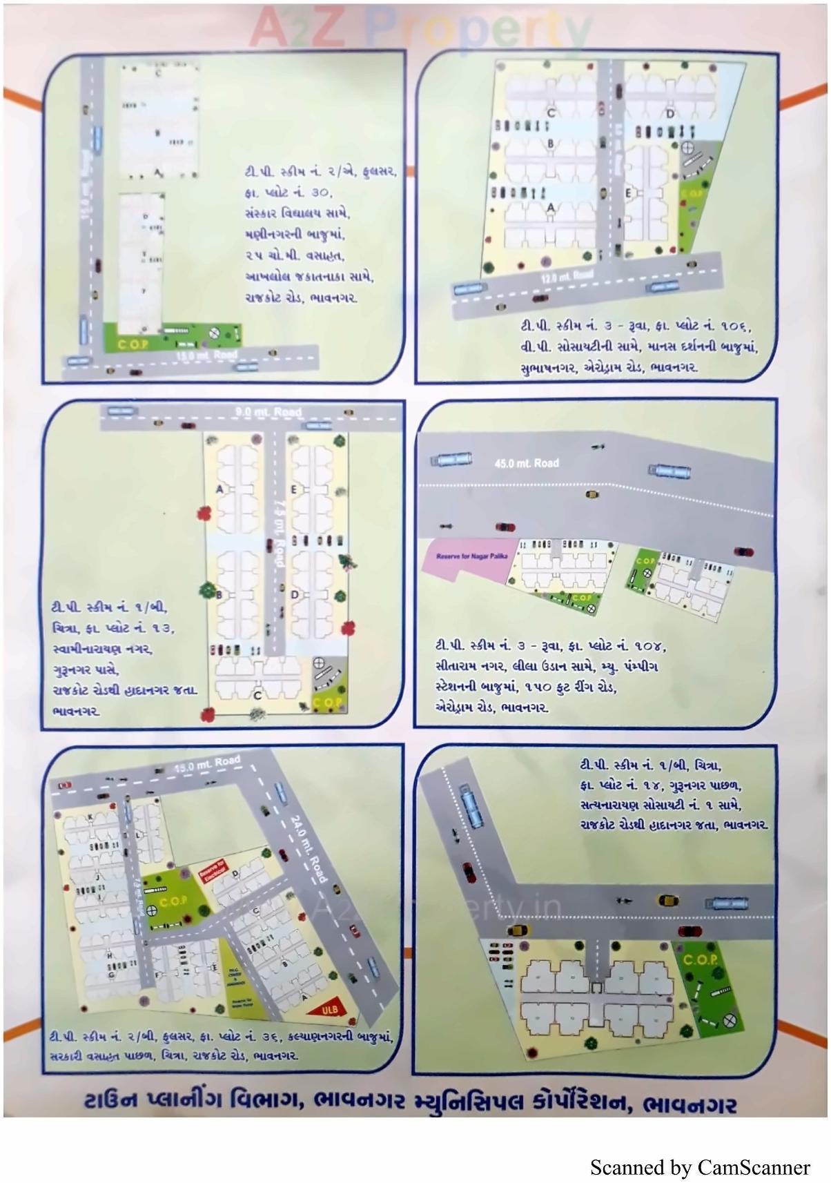 Layout of real estate project 1506 Ews Mmgy Fp located at Chitra, Bhavnagar, Gujarat