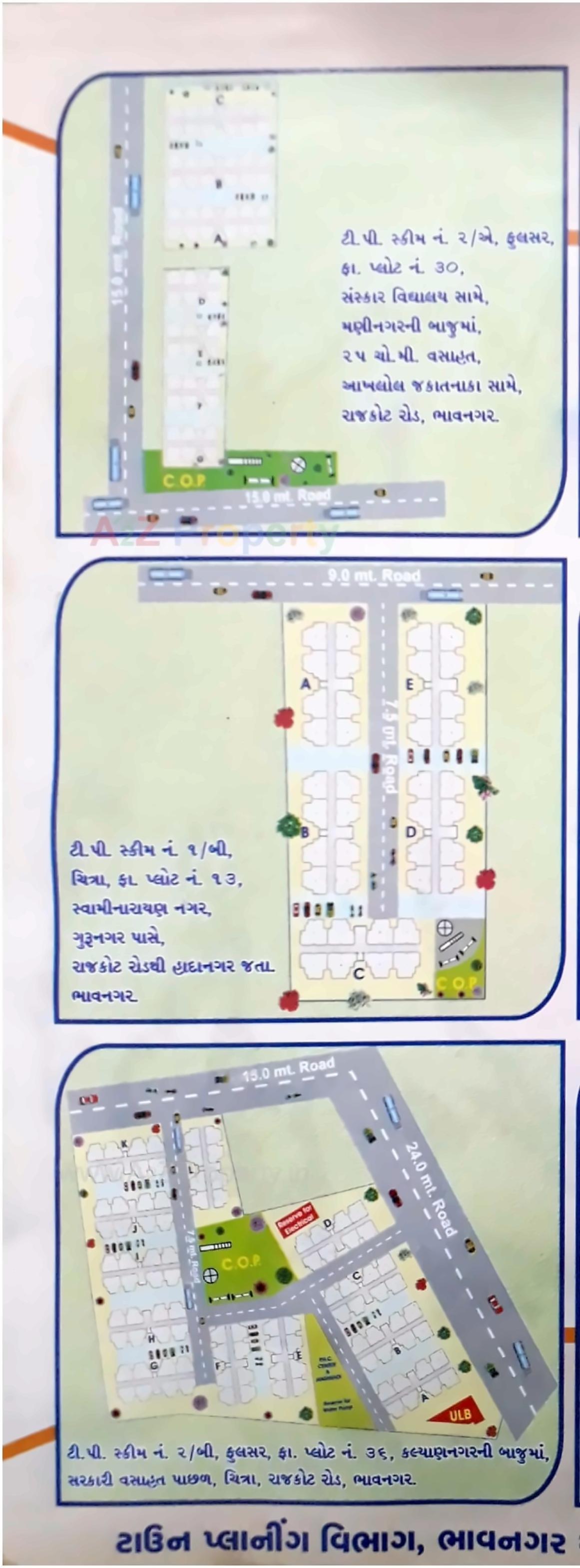 Layout of real estate project 1506 Ews Mmgy Fp located at Chitra, Bhavnagar, Gujarat