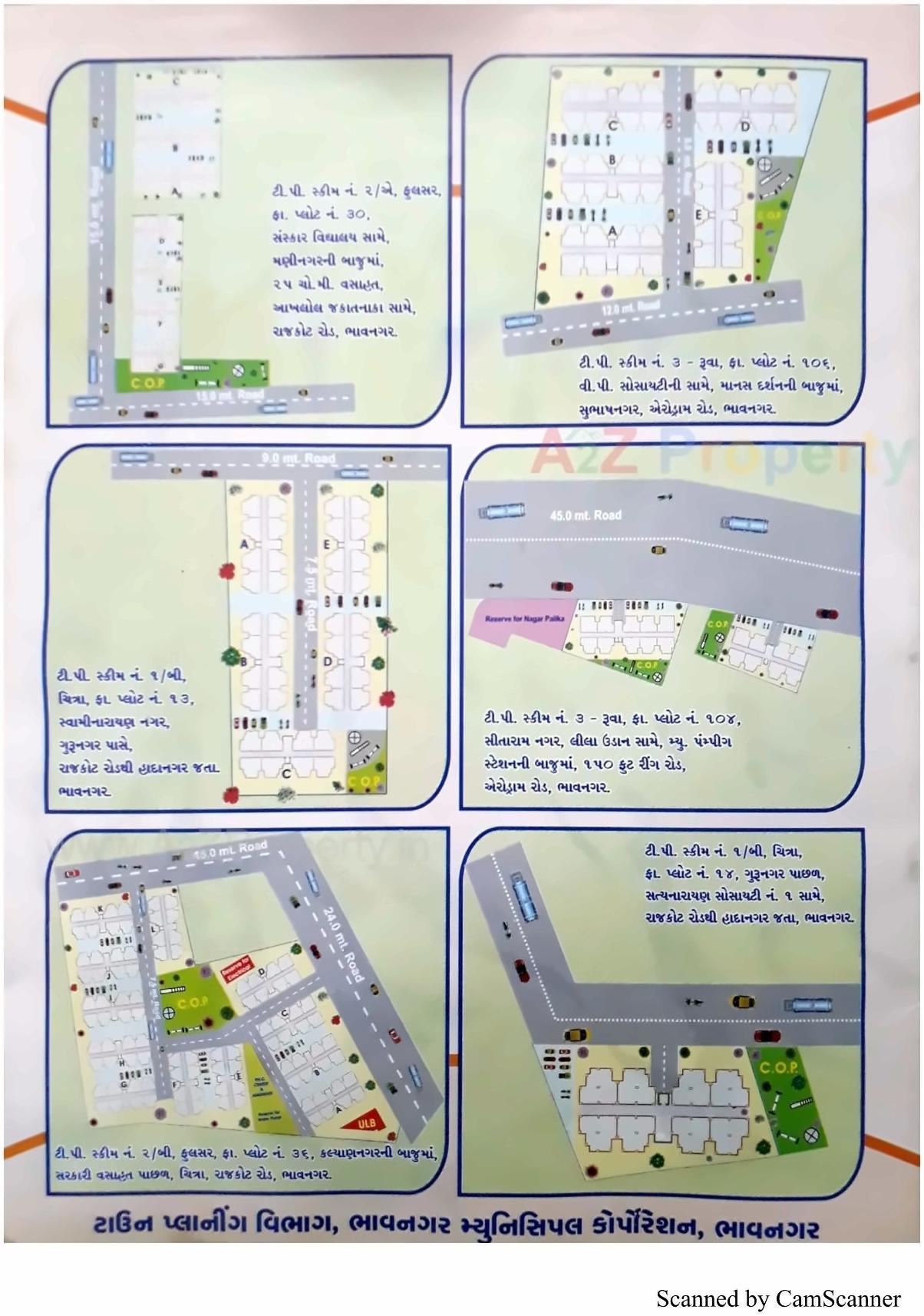 Layout of real estate project 1506 Ews Mmgy Fp 10 located at Ruva, Bhavnagar, Gujarat